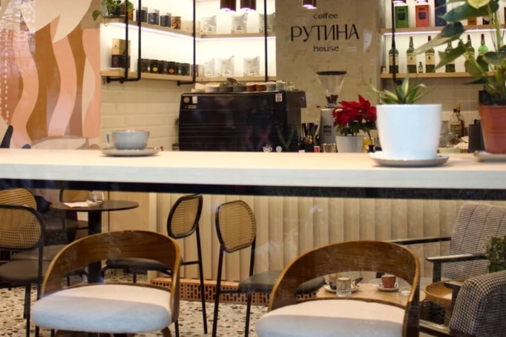 kafe vo rutina skopje, estetski kafic 